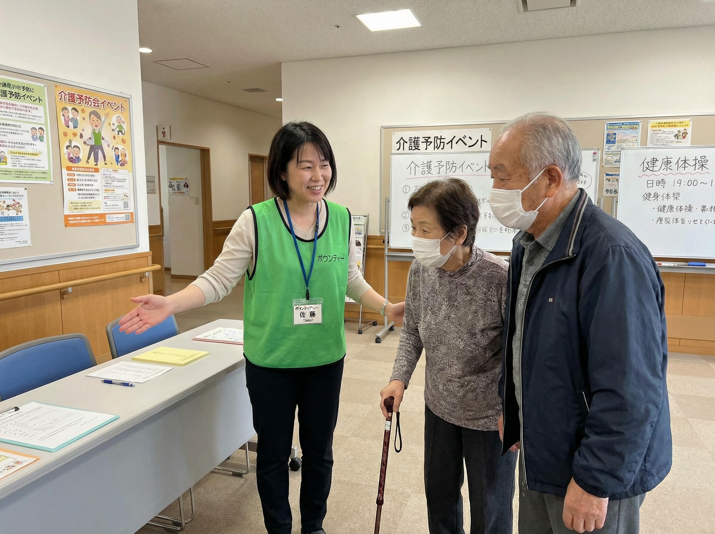 イベント運営ボランティアの風景